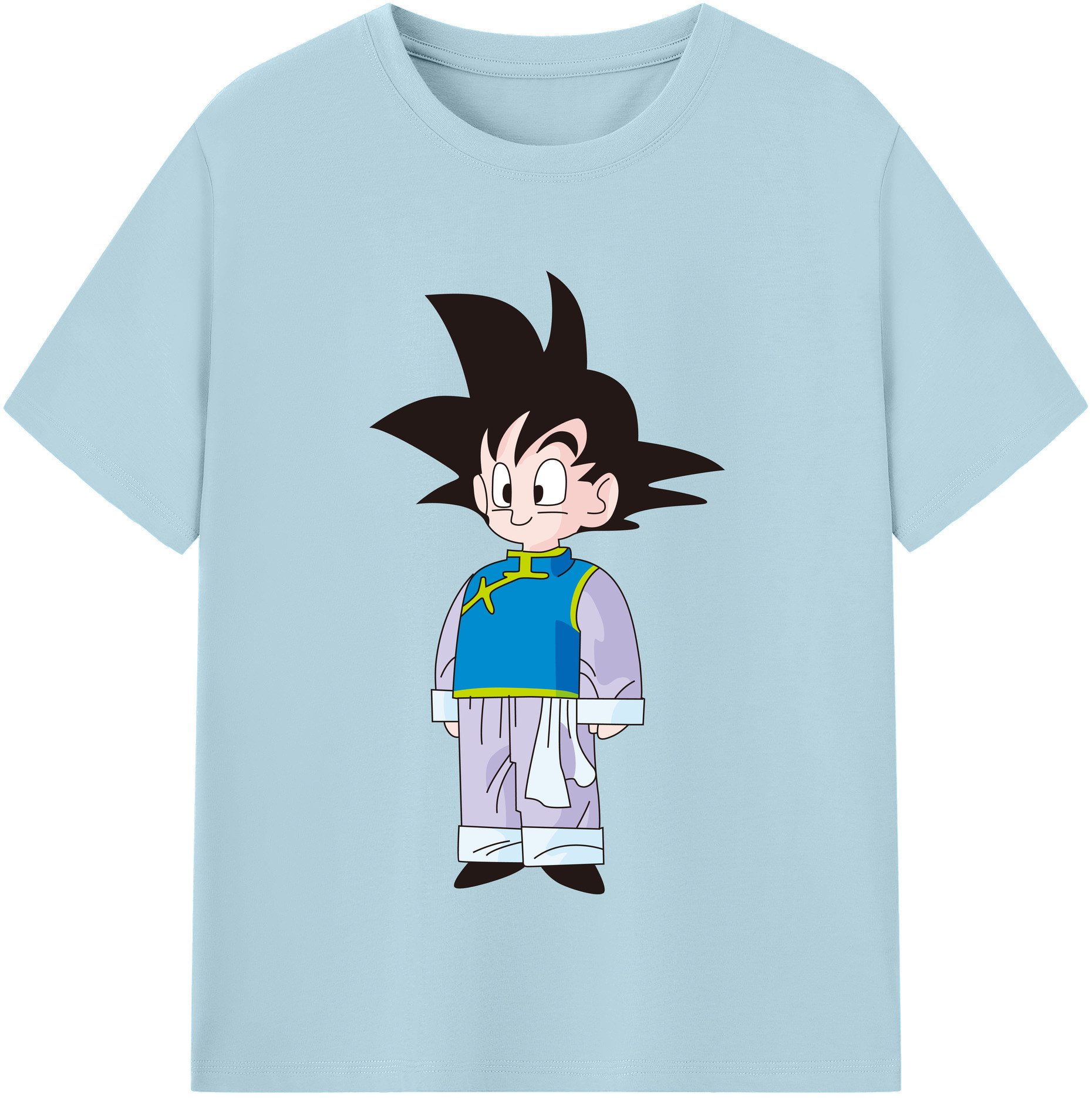 （画像用） ドラゴンボール 孫悟空（そん ごくう）Son Goku カカロット DRAGON BALL Kakarotto 綿100％半袖Tシャツ（フロントプリント）